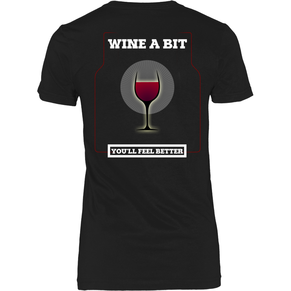 Wine - Wine A Bit, You'll Feel Better (B) Back Design