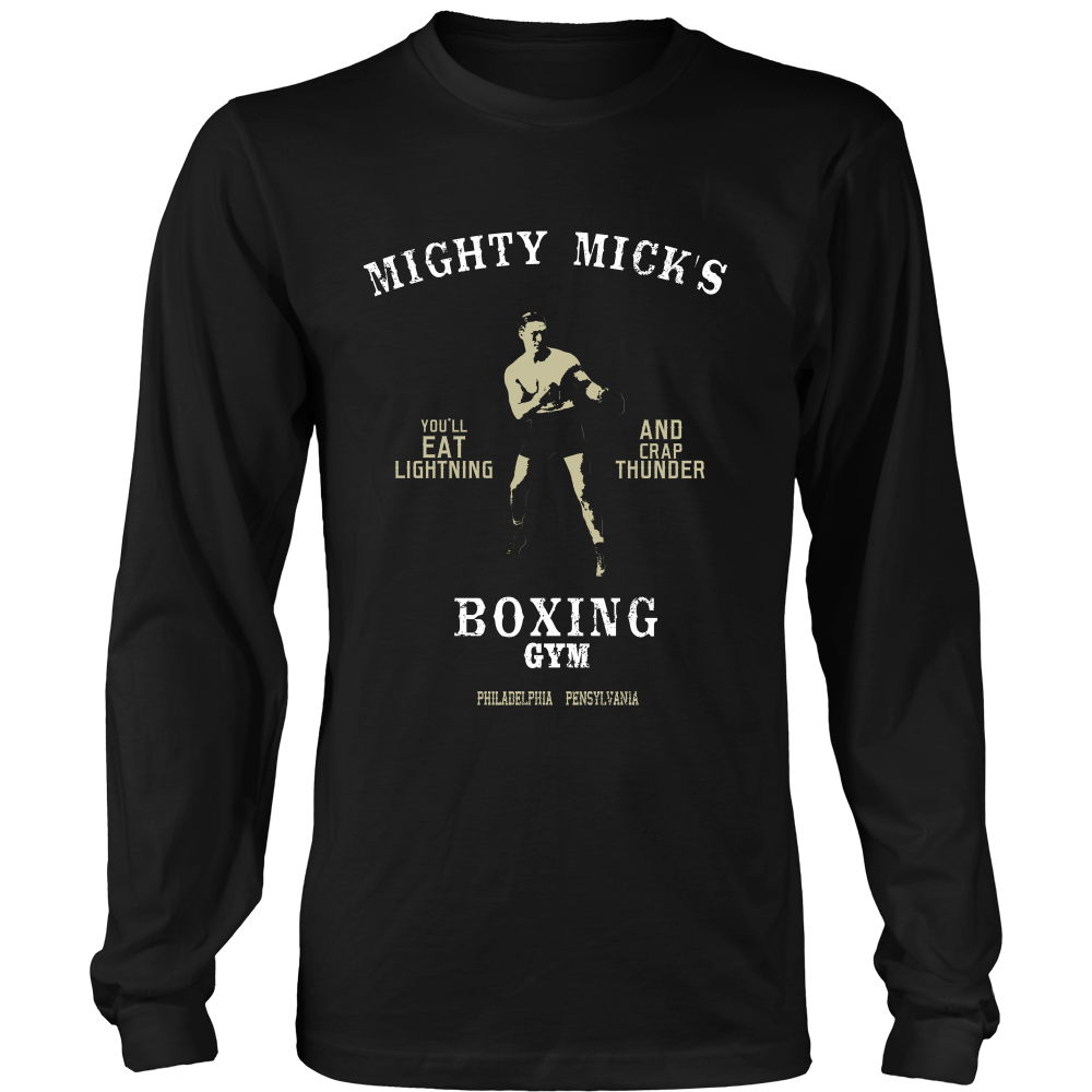 mighty mick's gym sweatshirt