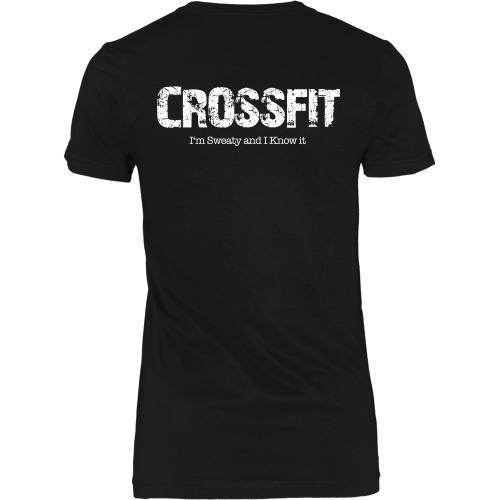 T-shirt - Crossfit Tee - Sweaty And I Know It - Back