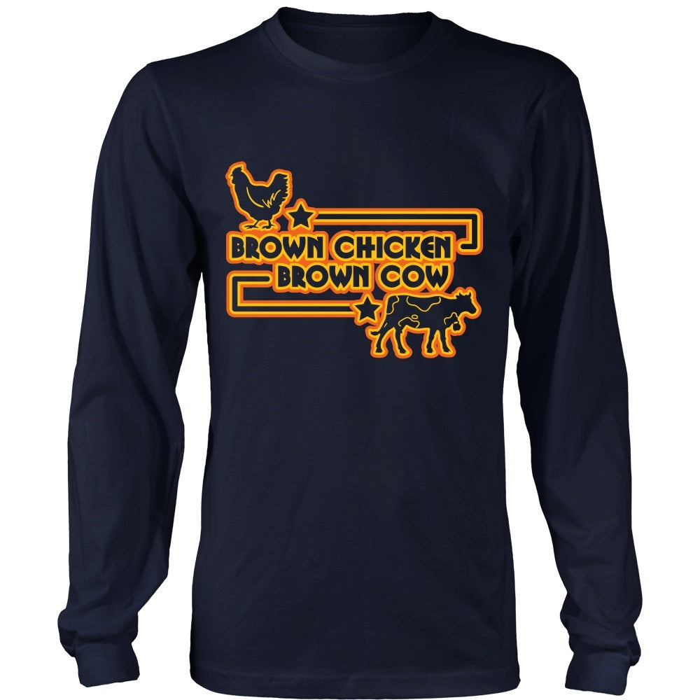 Funny Chicken Porn - Funny Porn Shirt - Brown Chicken, Brown Cow - Front Design