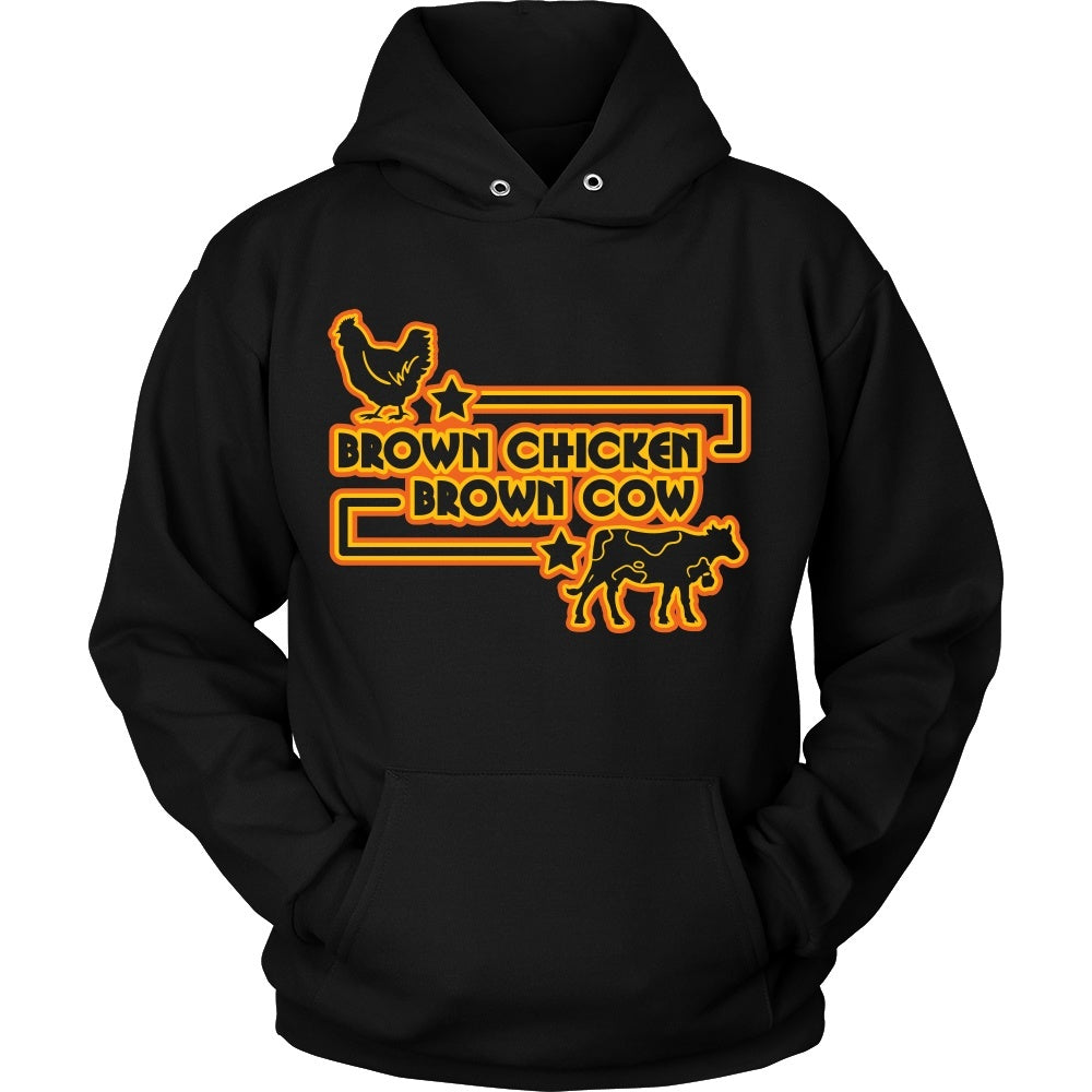 Funny Chicken Porn - Funny Porn Shirt - Brown Chicken, Brown Cow - Front Design