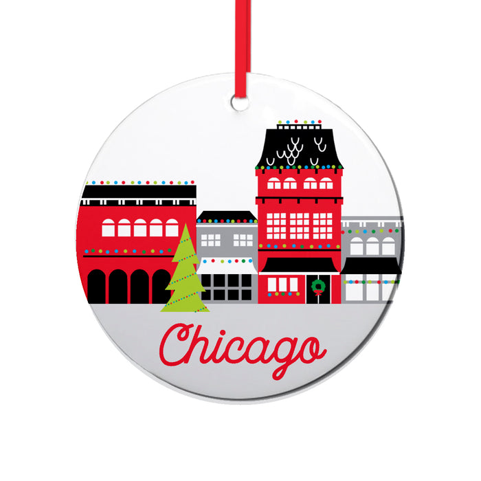 Chicago Village Ornament