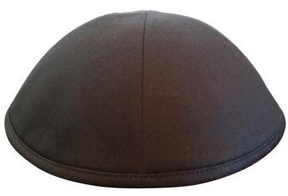 A stylish black cotton high quality iKippah.