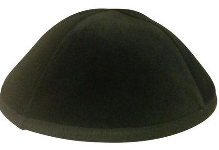 A stylish black velvet high quality iKippah.