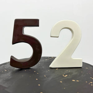 Chocolate Number Add-Ons - Cinderella Cakes | Wedding & Custom Cakes in Orange County