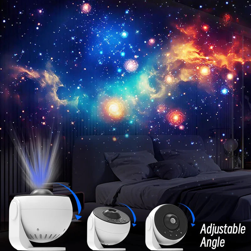 Galaxy Projector Pro Night Light - 360° Rotating Planetarium Lamp for Kids' Bedroom with 12 Display Scenarios 2