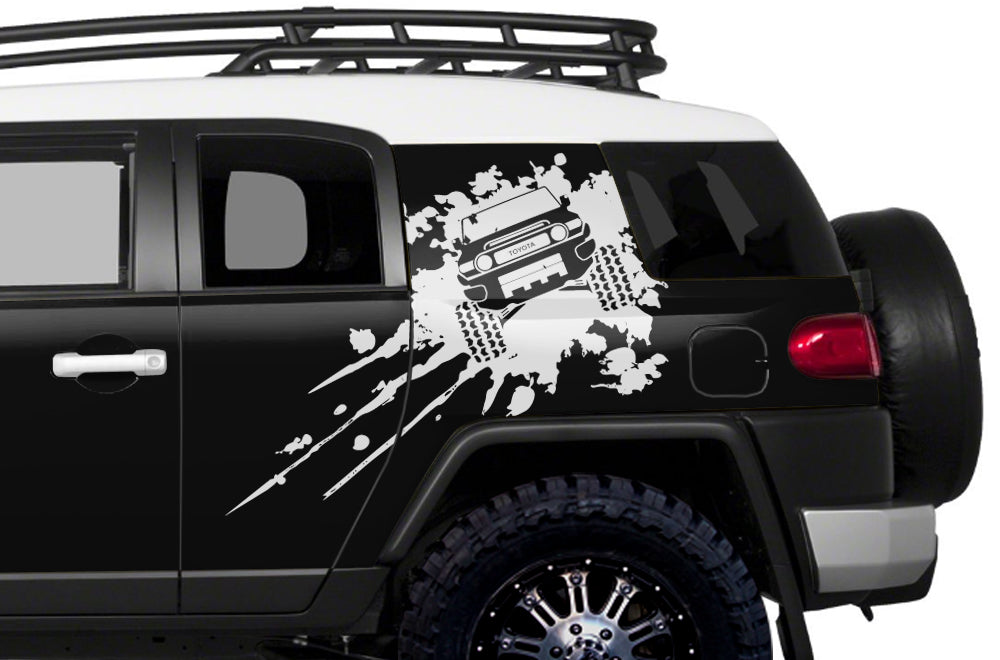 Fj Cruiser Sticker Black And White