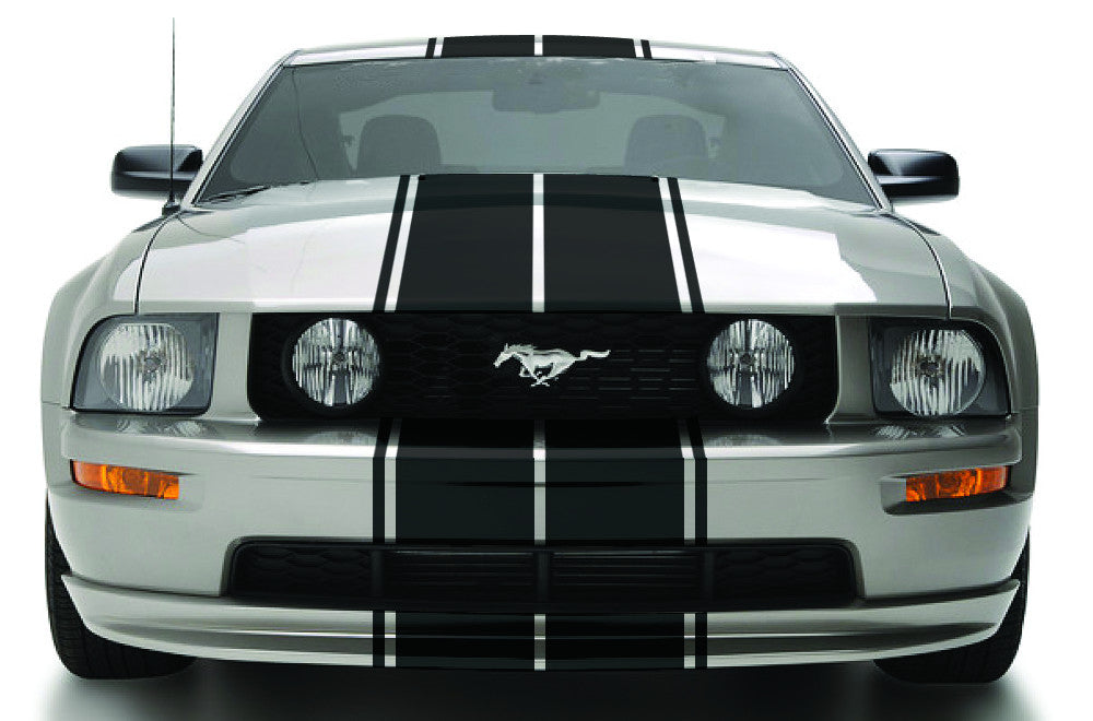 ford mustang racing stripes