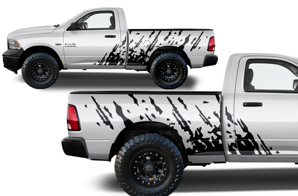 Dodge Ram 1500/2500 (2009-2014) MIDBOX Custom Vinyl Decal Kit - SPLASH ...