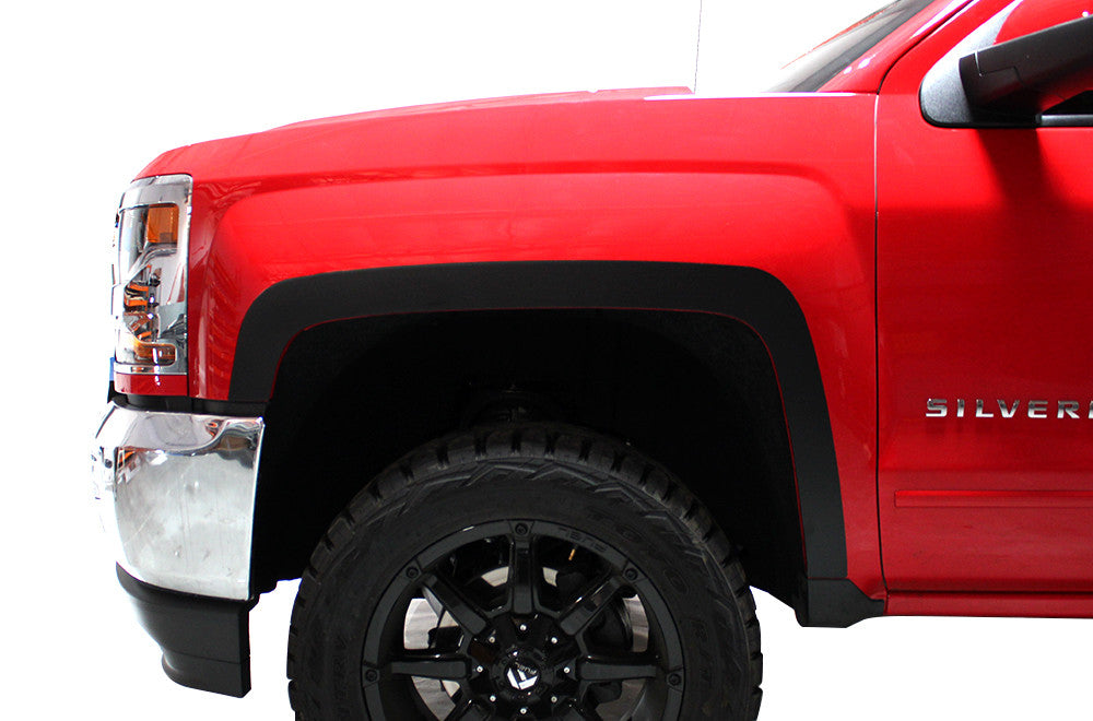 red fender flares chevy silverado