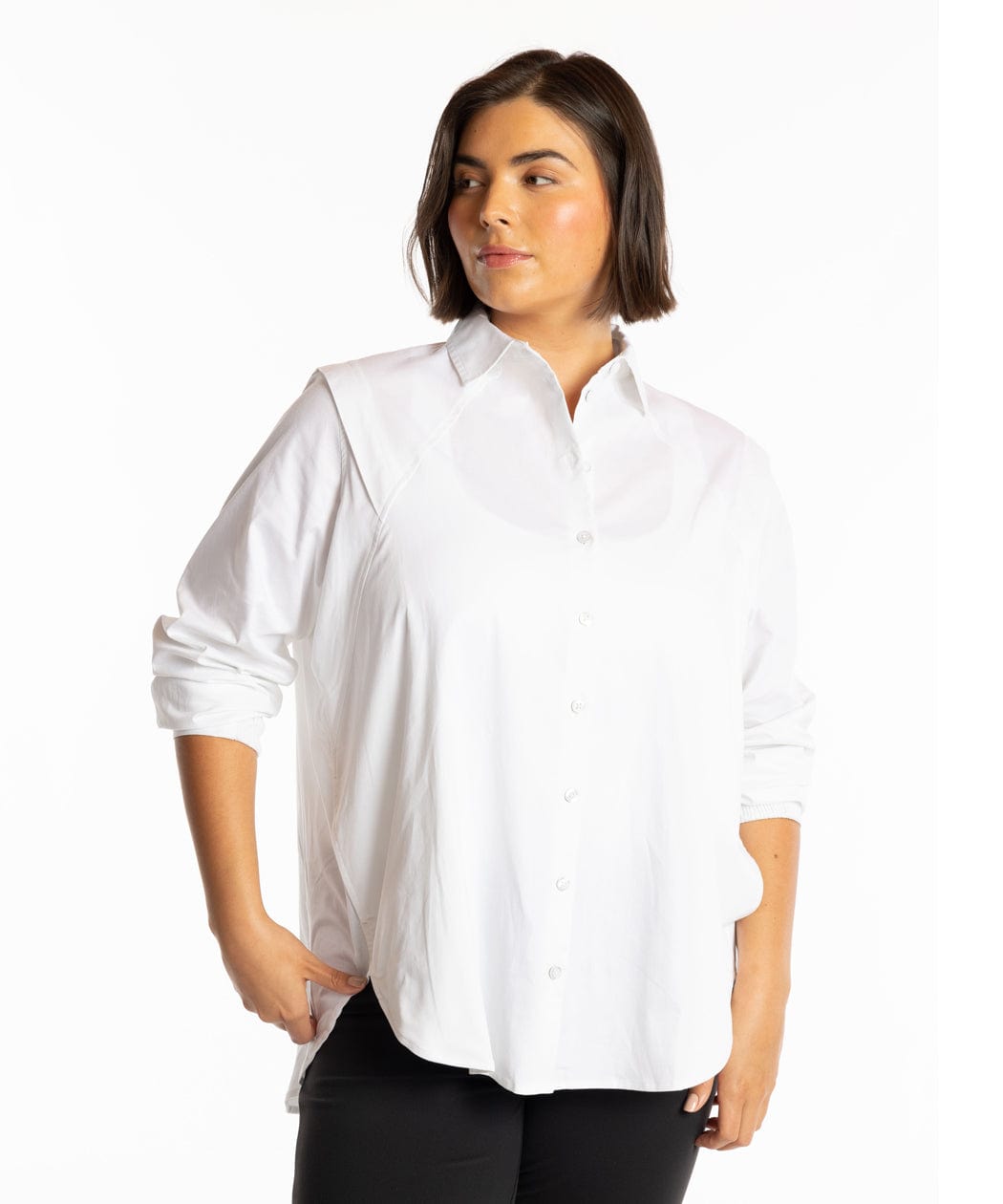 All Buttoned Up Shirt | Women's White | Public Rec® - Now Comfort Looks ...