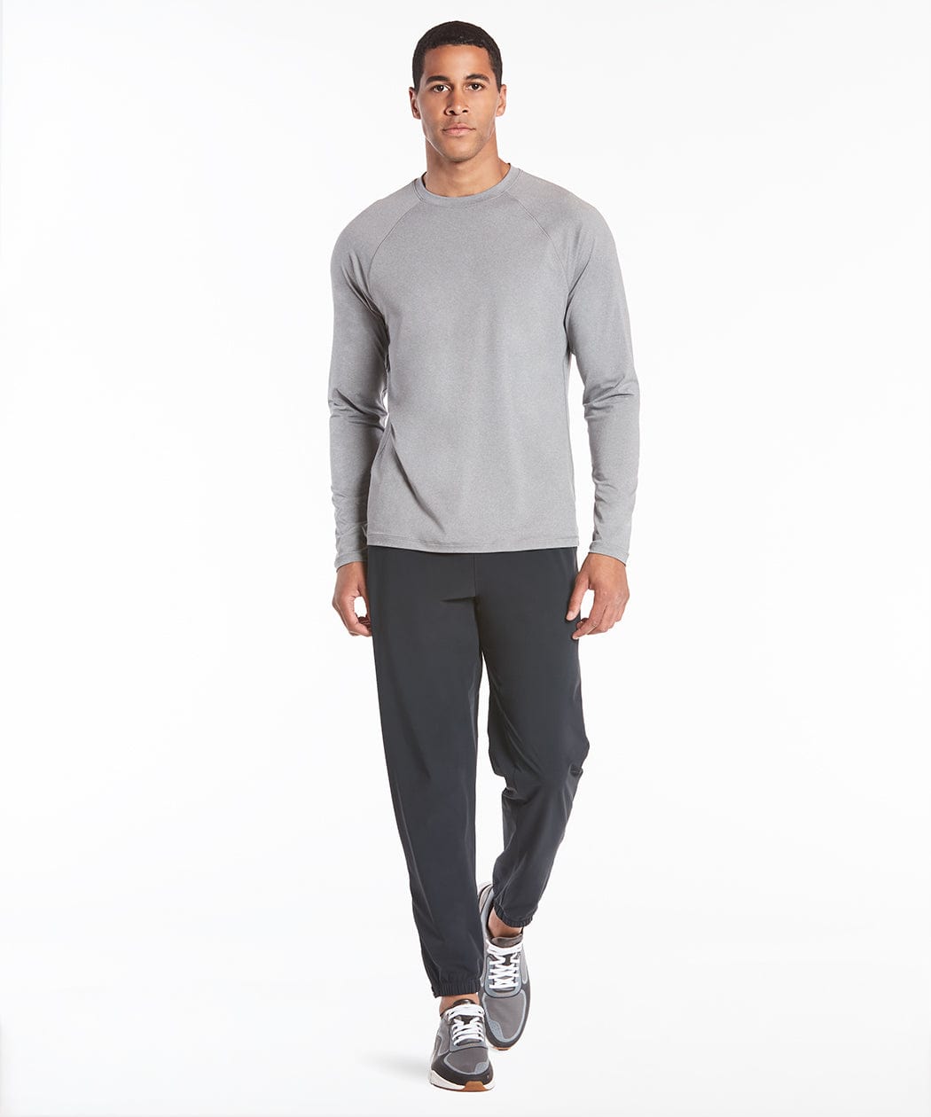 Elite Grey Cooling Performance Long Sleeve Tee 