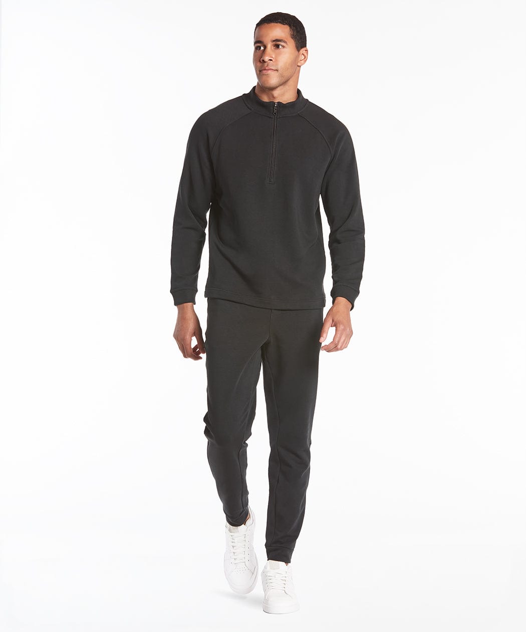 Weekend Half Zip - Black