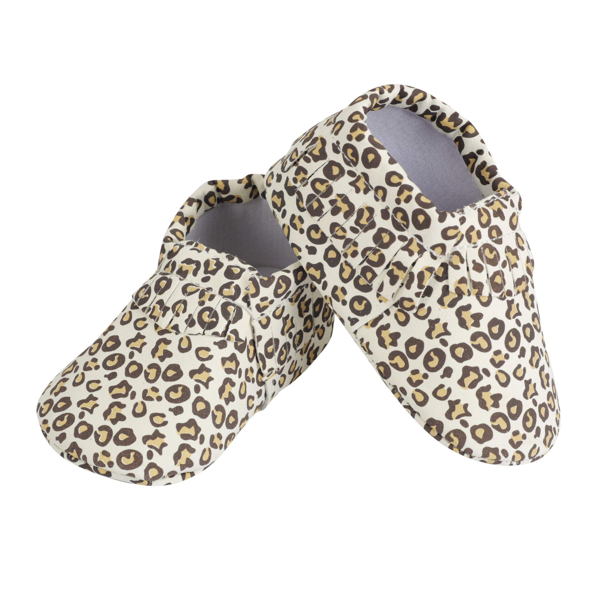 baby leopard moccasins
