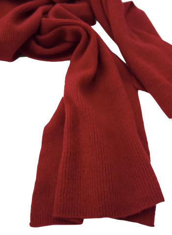 The Cashmere Shop Red Cashmere Scarf