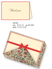 Rossi 1931 Italian Stationery Thank you cards letterseals.com Art Nouveau Flowers