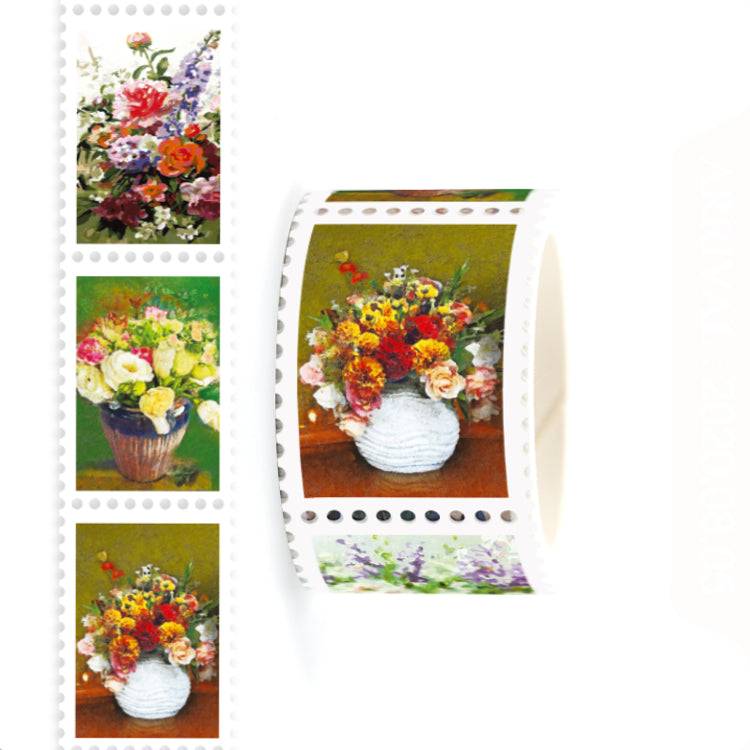 Heart Love Valentine Postage Themed Washi Tape –