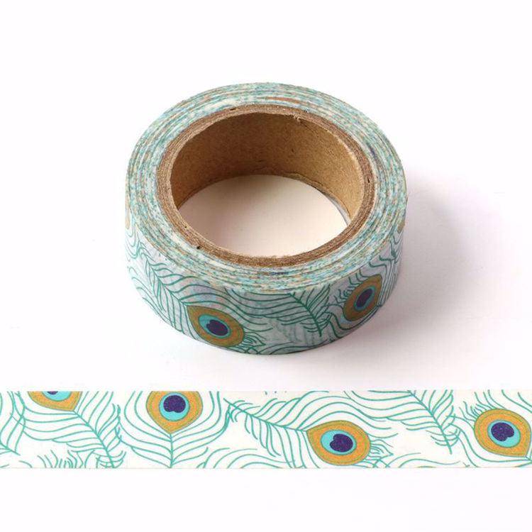Gold Foil Whales Washi Tape –