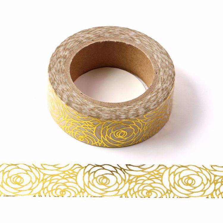 Gold Foil Crown Washi Tape –