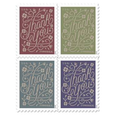 5661 - 2022 First-Class Forever Stamp - Love: Pink Background