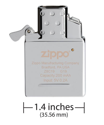 plasma double beam zippo lighter insert size