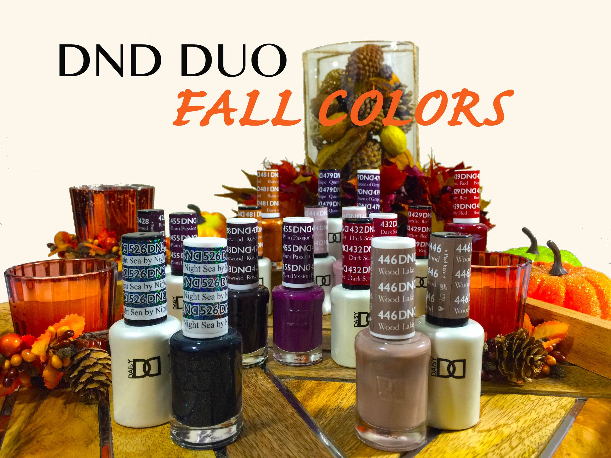 DND Duo Gel Fall Colors