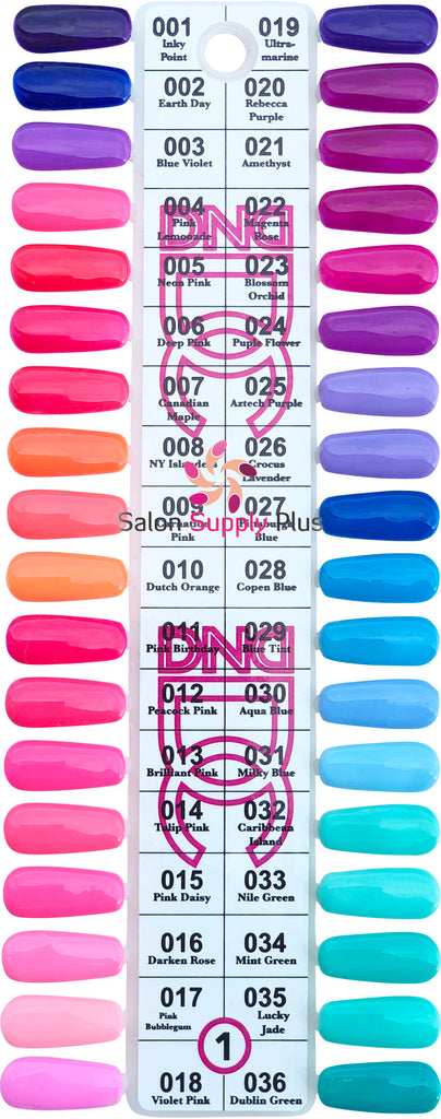Opi Dip Color Chart