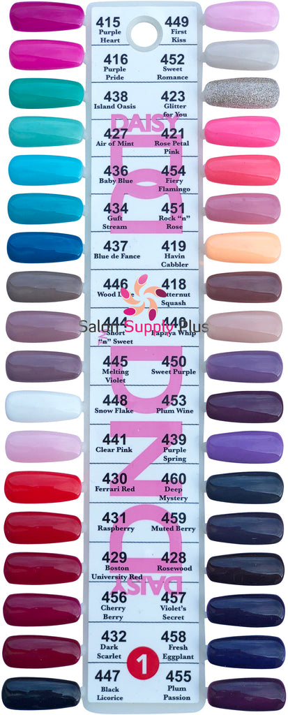 Daisy Dnd Gel Polish Color Chart