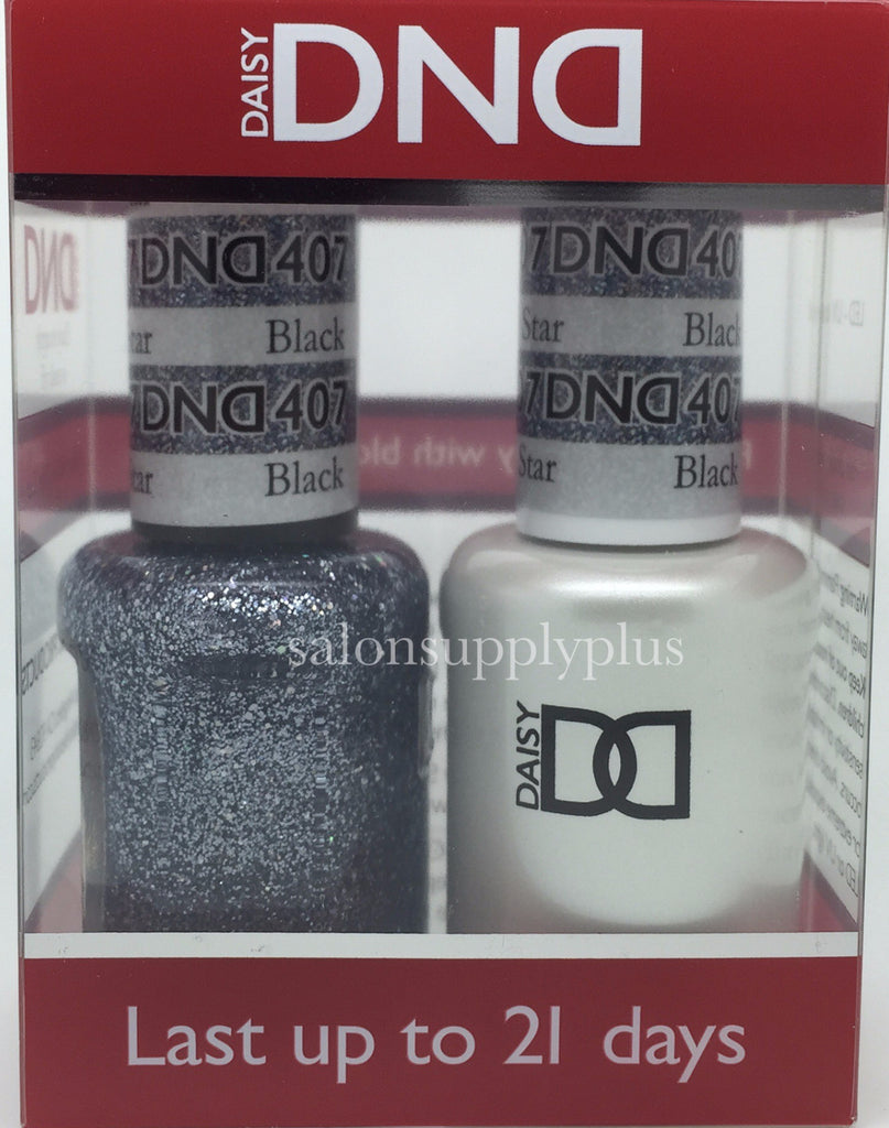 407 - DND Duo Gel- Black Diamond – LR BEAUTY/SALONSUPPLYPLUS