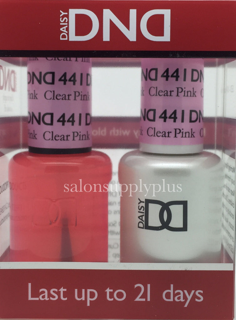 441 - DND Duo Gel - Clear Pink – LR BEAUTY/SALONSUPPLYPLUS