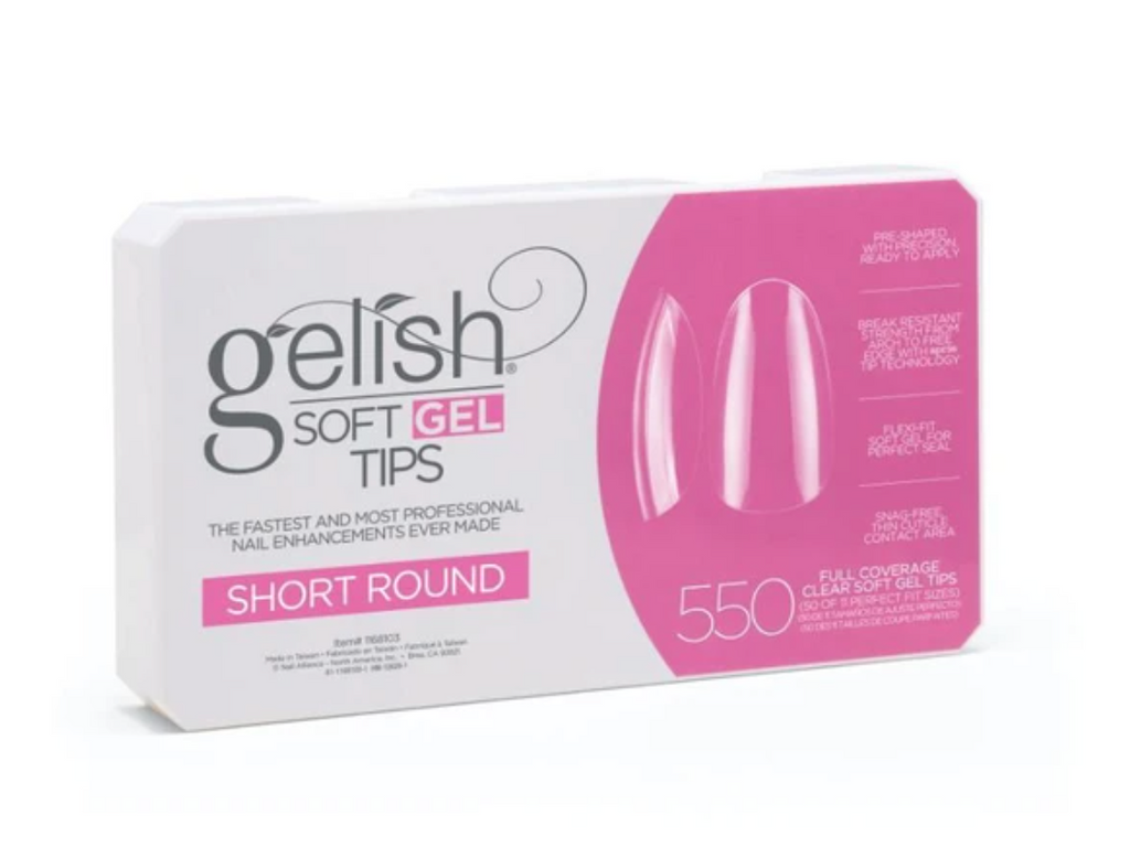 Round soft. Tips Soft Gel. Round Soft Gel.