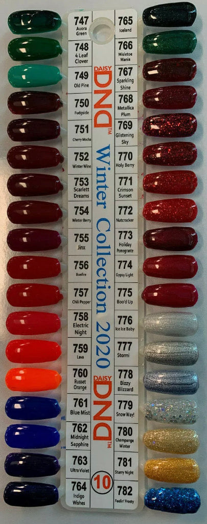 most popular dnd gel colors 2021