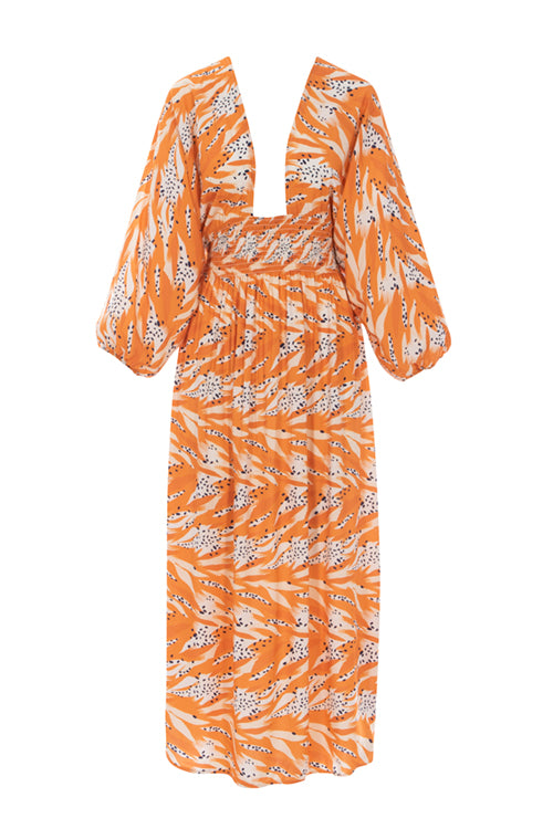 Abstract Tiger- Olivia Dress