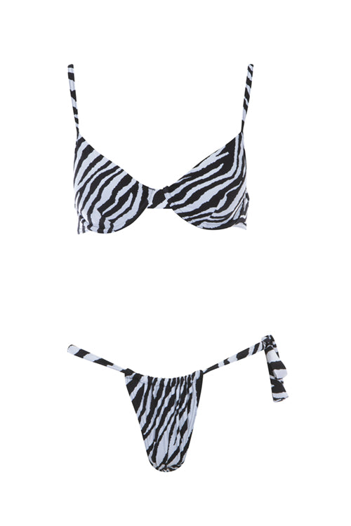 Zebra - Lyra Bikini Top