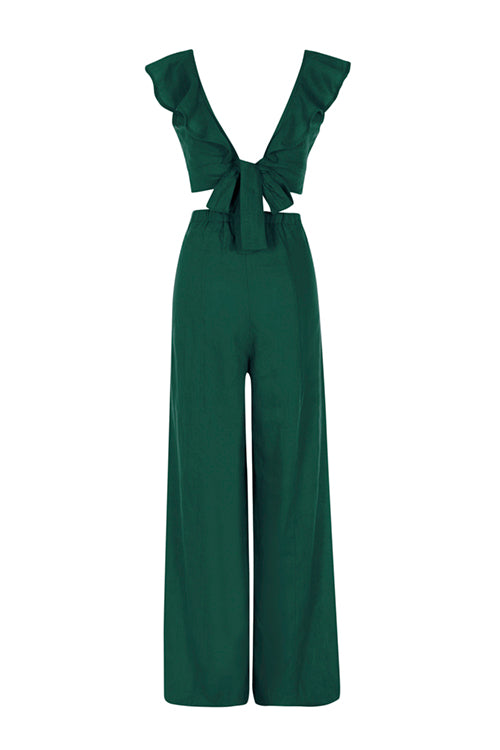 Emerald - 100% Linen Mykonos Pants