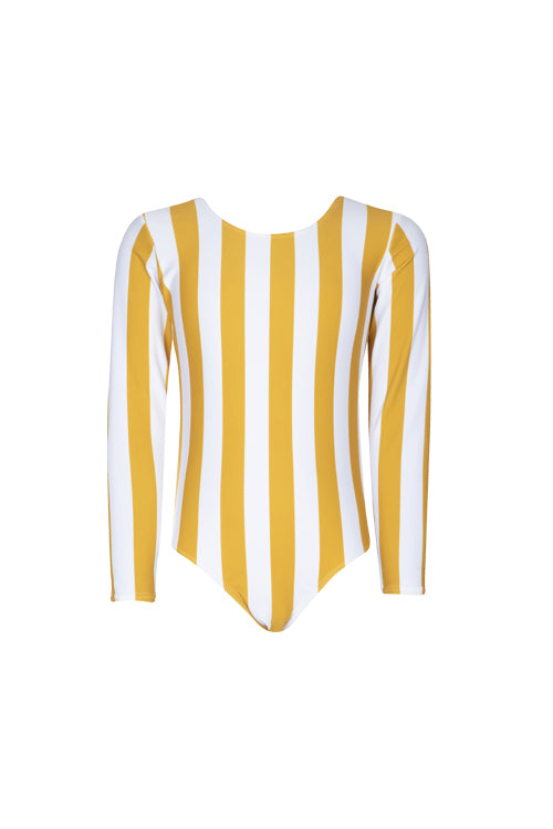 Sunshine Stripe - Kids Long Sleeve One Piece (PRE ORDER)