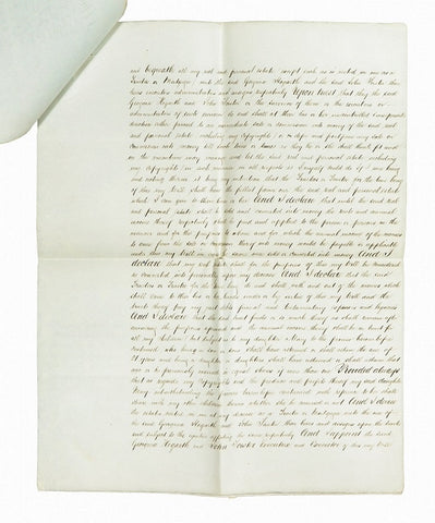 Copy of Dickens’s will, page 2