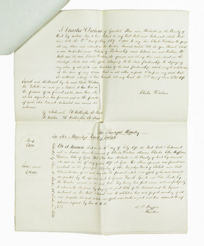 Copy of Dickens’s will, page 4