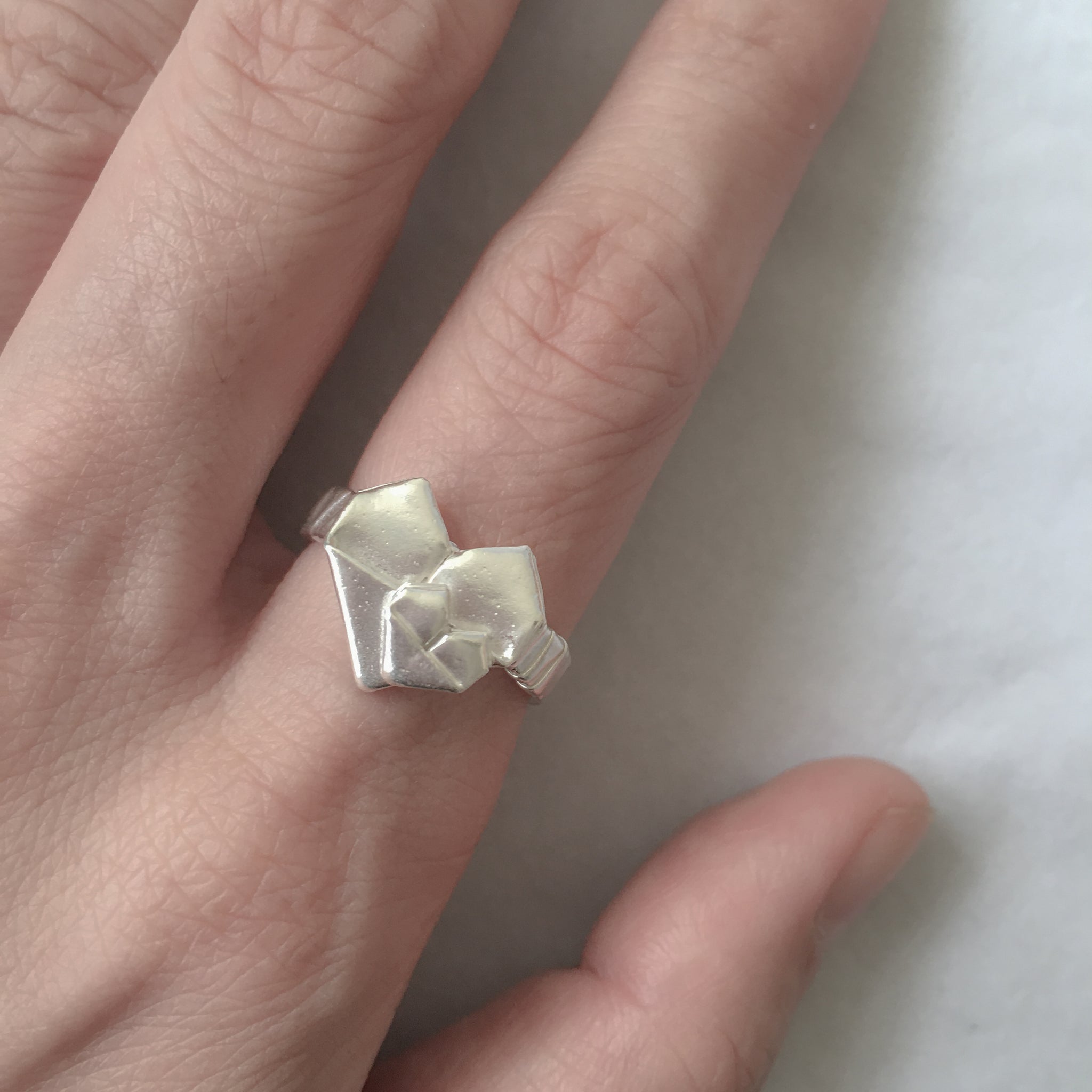 【超希少】ohta origami ring 折り紙リング silver