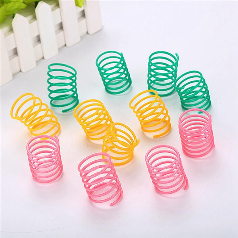10pcs Cute Cat Spring Toy - Pet Clever