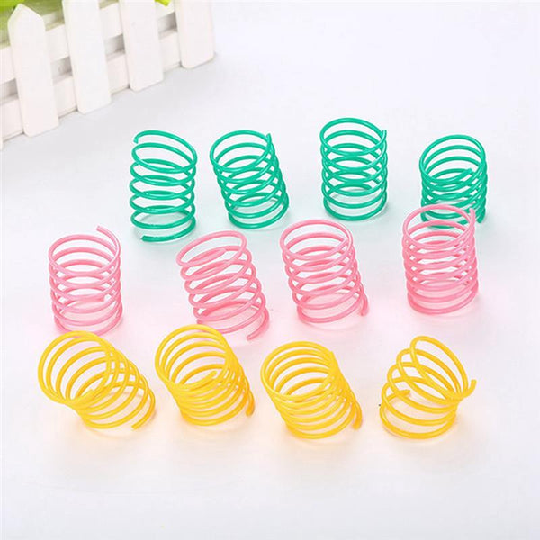 10pcs Cute Cat Spring Toy - Pet Clever