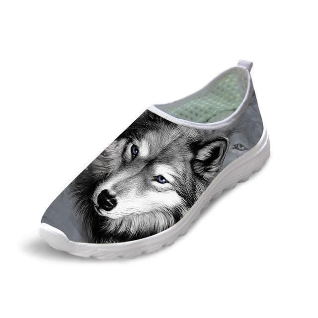 shoes with dog prints