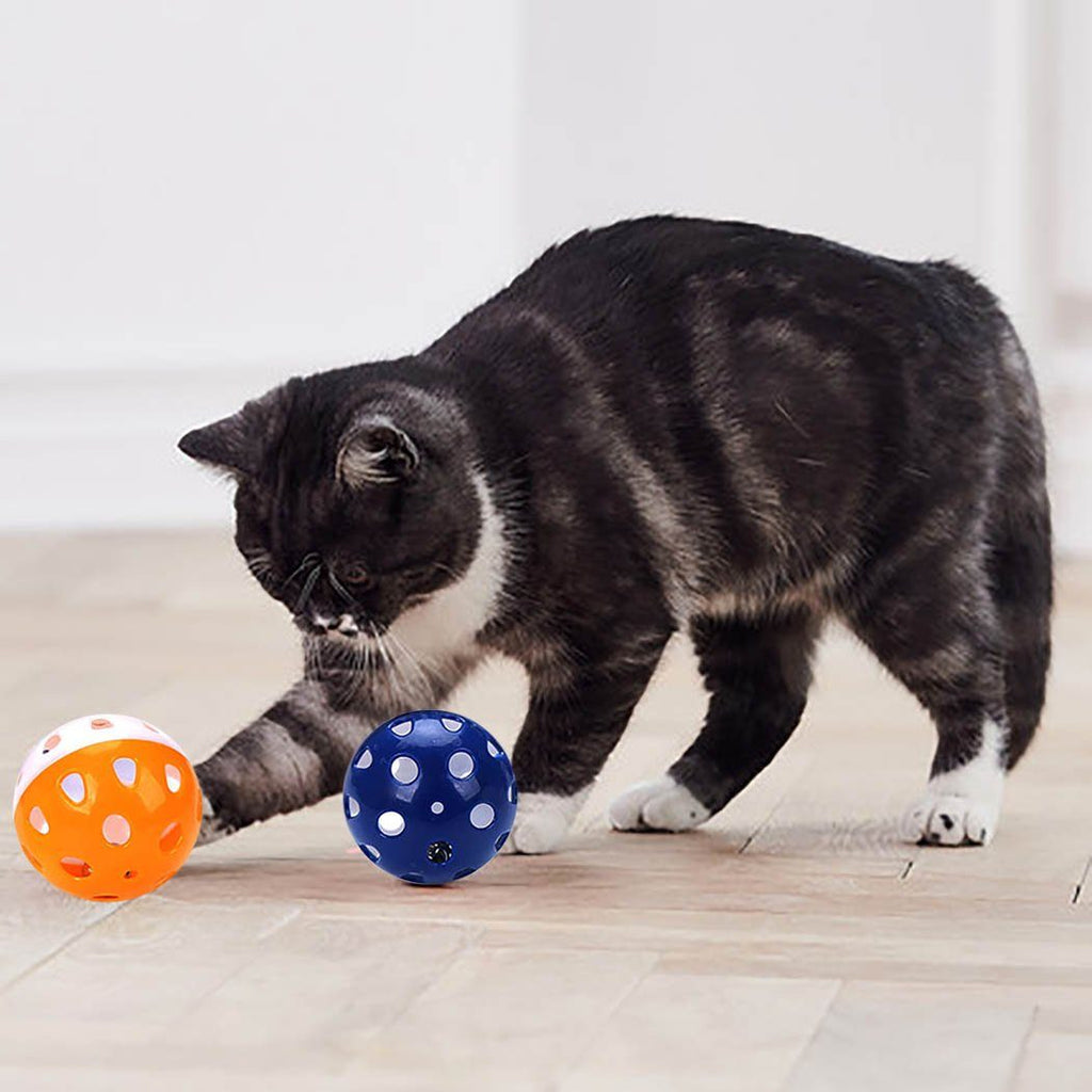 cat toy with ball in a ring