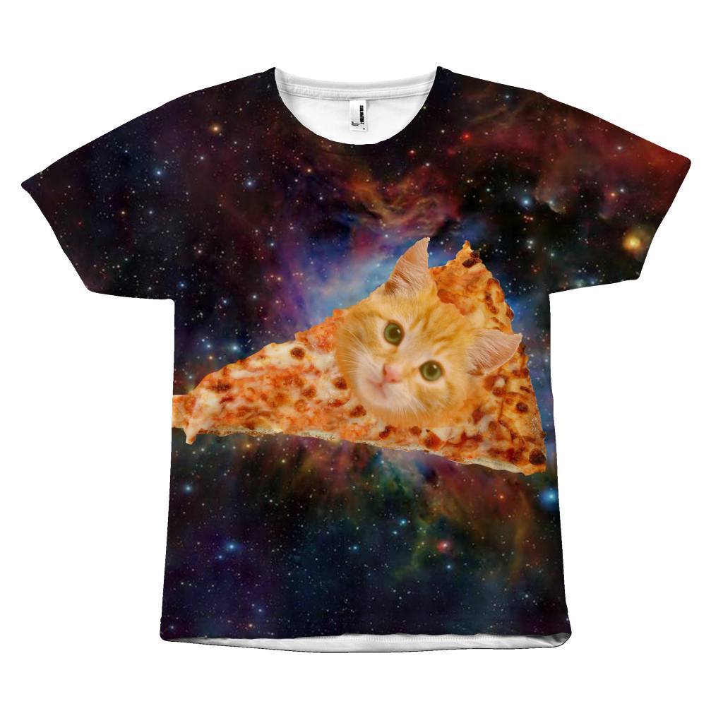 cat pizza shirt