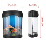 USB Mini Fish Tank Color Changing Light Fish Tank Pet Clever 