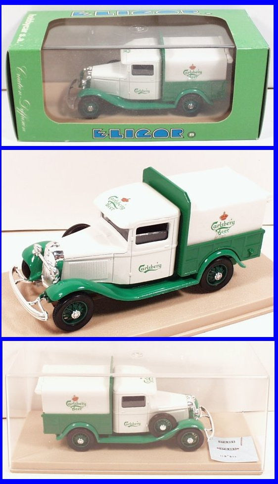 Eligor #1085 1934 Ford V8 Plateau Bache Carlsberg - Classic Tin Toy Co.