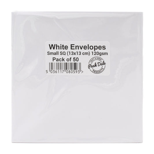 Envelopes SMALL Square WHITE Pack 50 - Default Title (ENVSSQWH50)