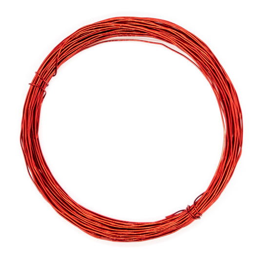 Jewellery Wire Red 0.6mm - 10mt Default