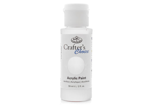Crafters Choice Acrylic Paint White 59ml Default