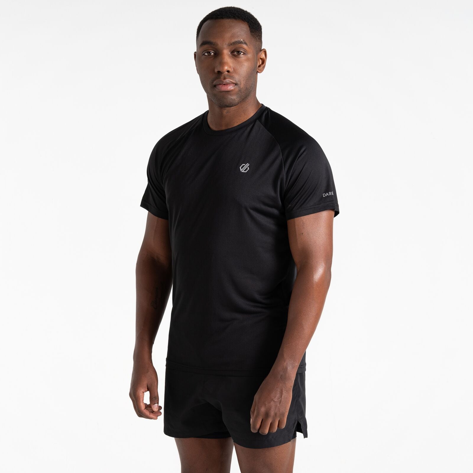 Dare 2B Mens Accelerate Short Sleeve T-Shirt - Black